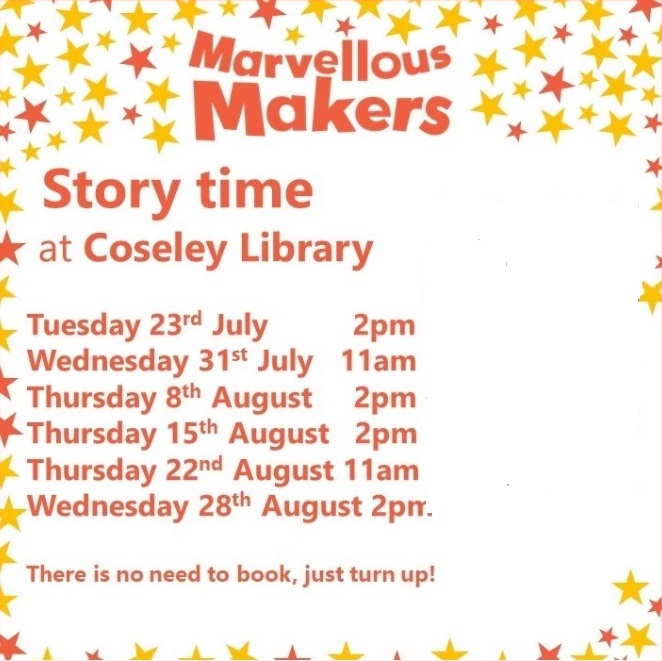 Coseley Library - Summer Storytime Sessions